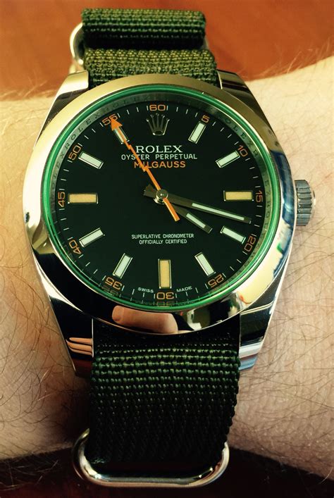 does rolex milgauss hold value|rolex milgauss nato.